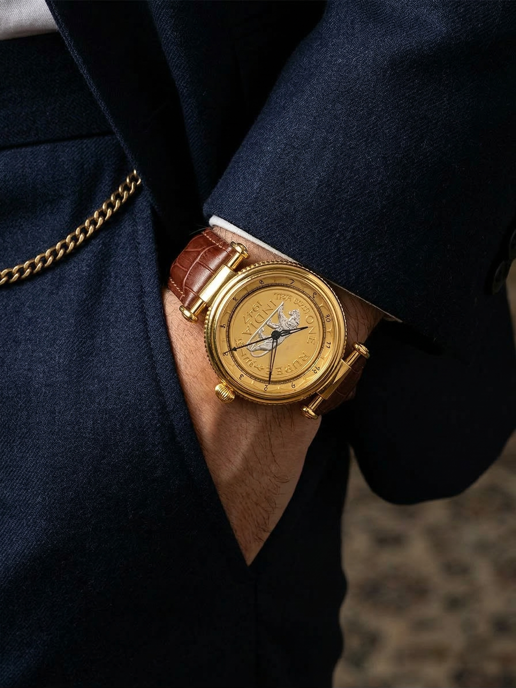 DEVANAGARI BAAGH GOLD PLATED