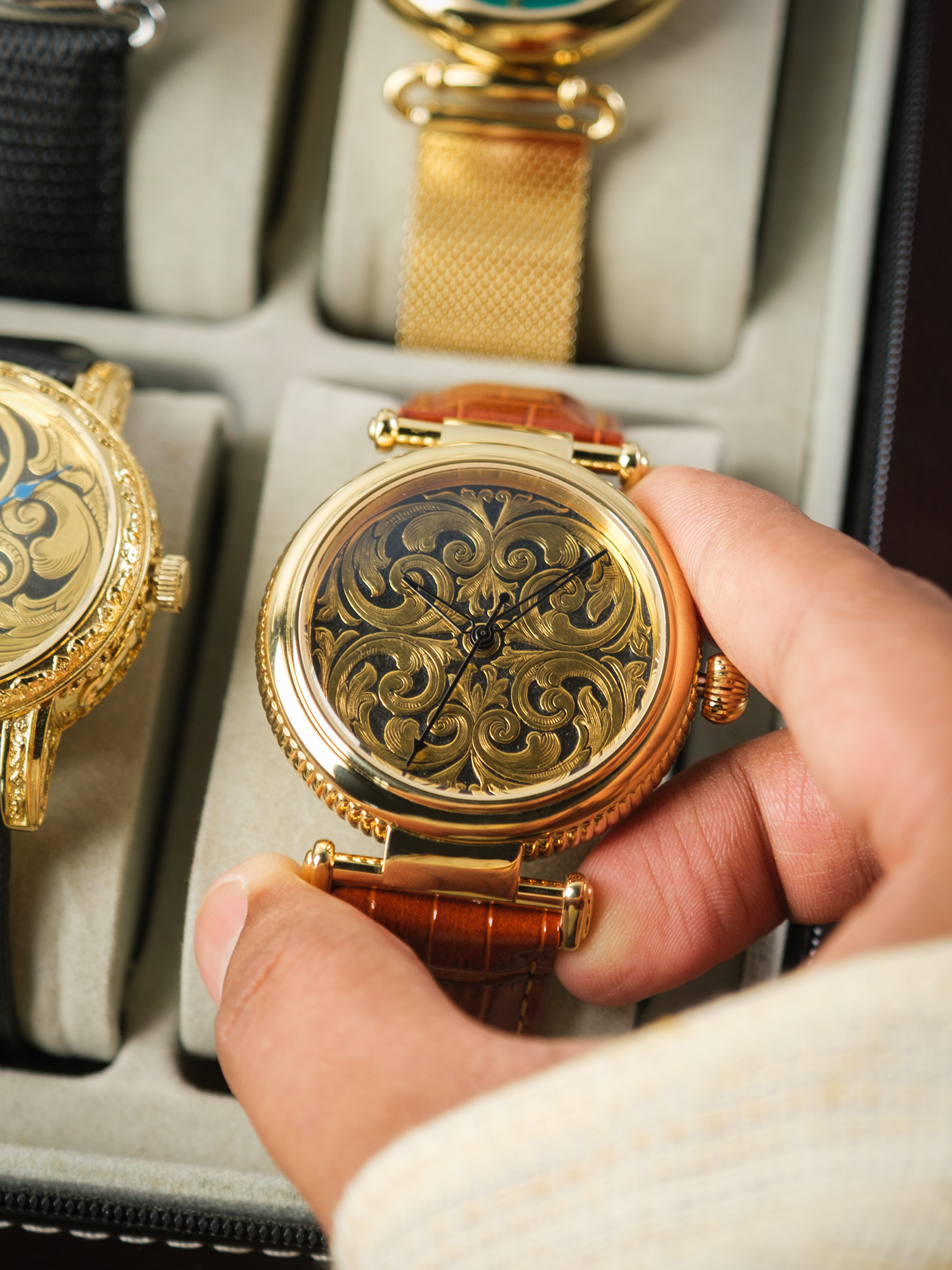 The Baagh Hand Engraved Watch