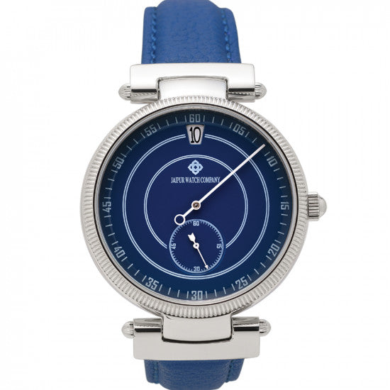 Jumping Hour Watch - Blue 40mm