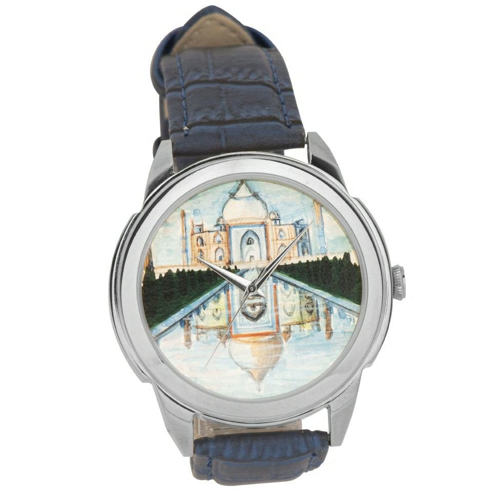 Hand Painted Watch (Taj Mahal)