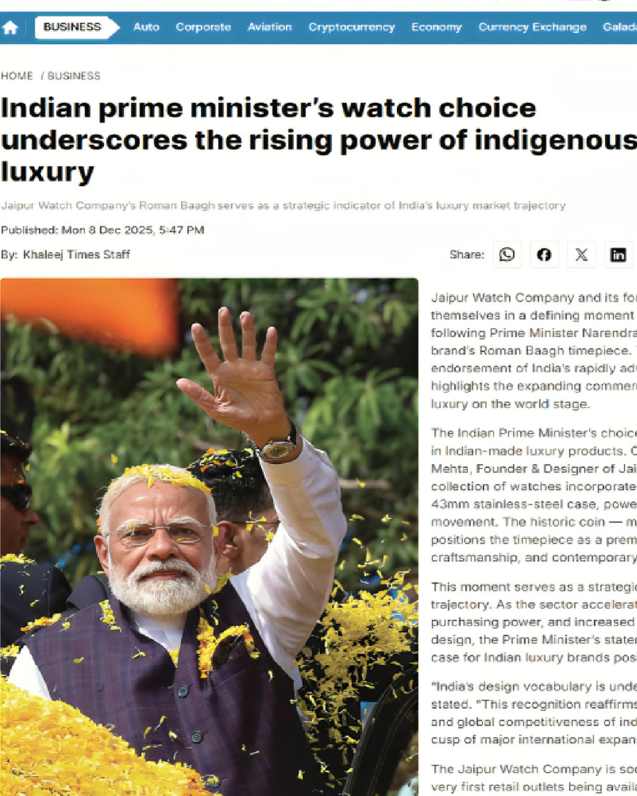 Honourable Prime Minister of India, Shri Narendra Modi