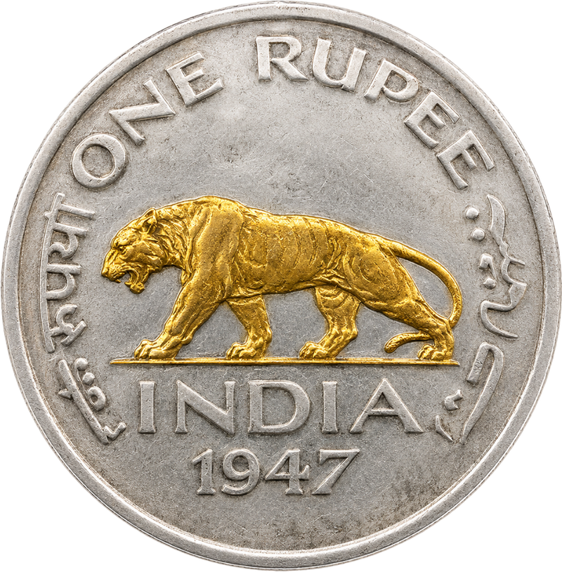 One Rupee 1947 Coin