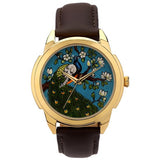 Peacock Painting Watch - Pichwai Watch (43mm)