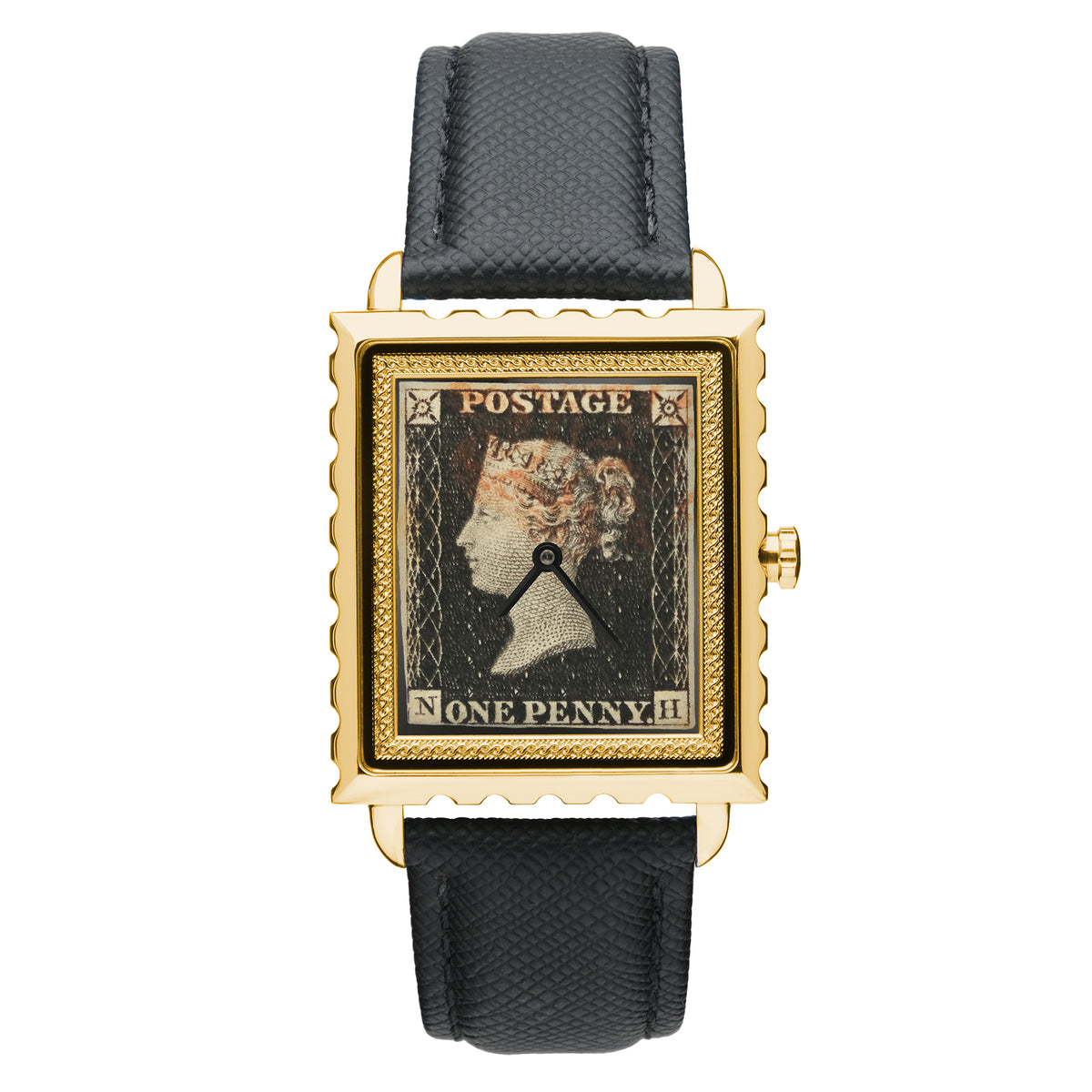 PENNY BLACK STAMP GOLD PLATED WATCH