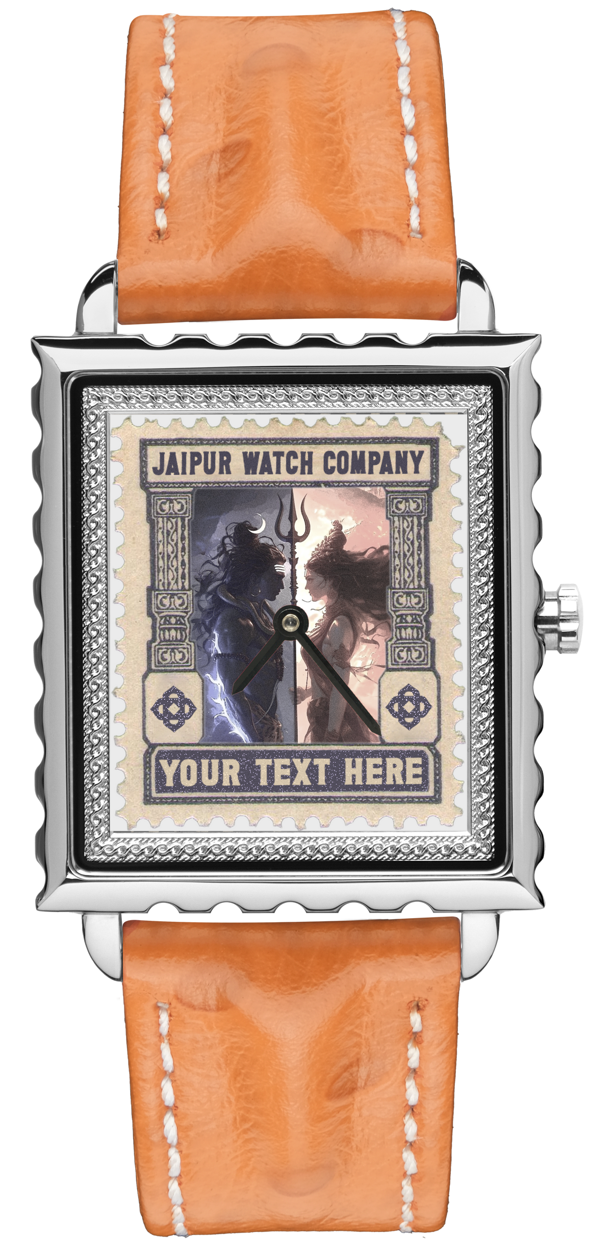 CUSTOMIZABLE STAMP WATCH-STAINLESS STEEL