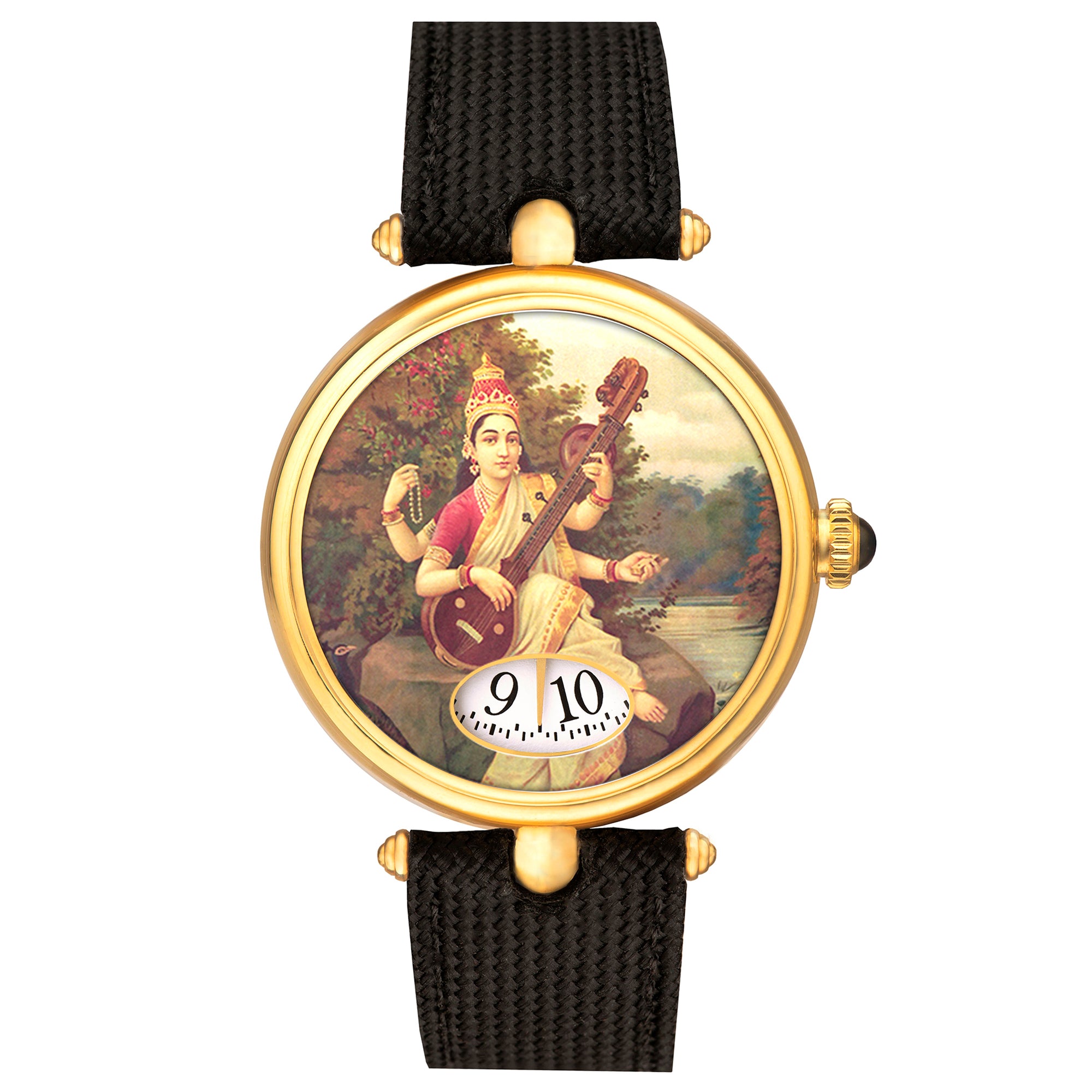 Goddess Saraswati Automatic Watch