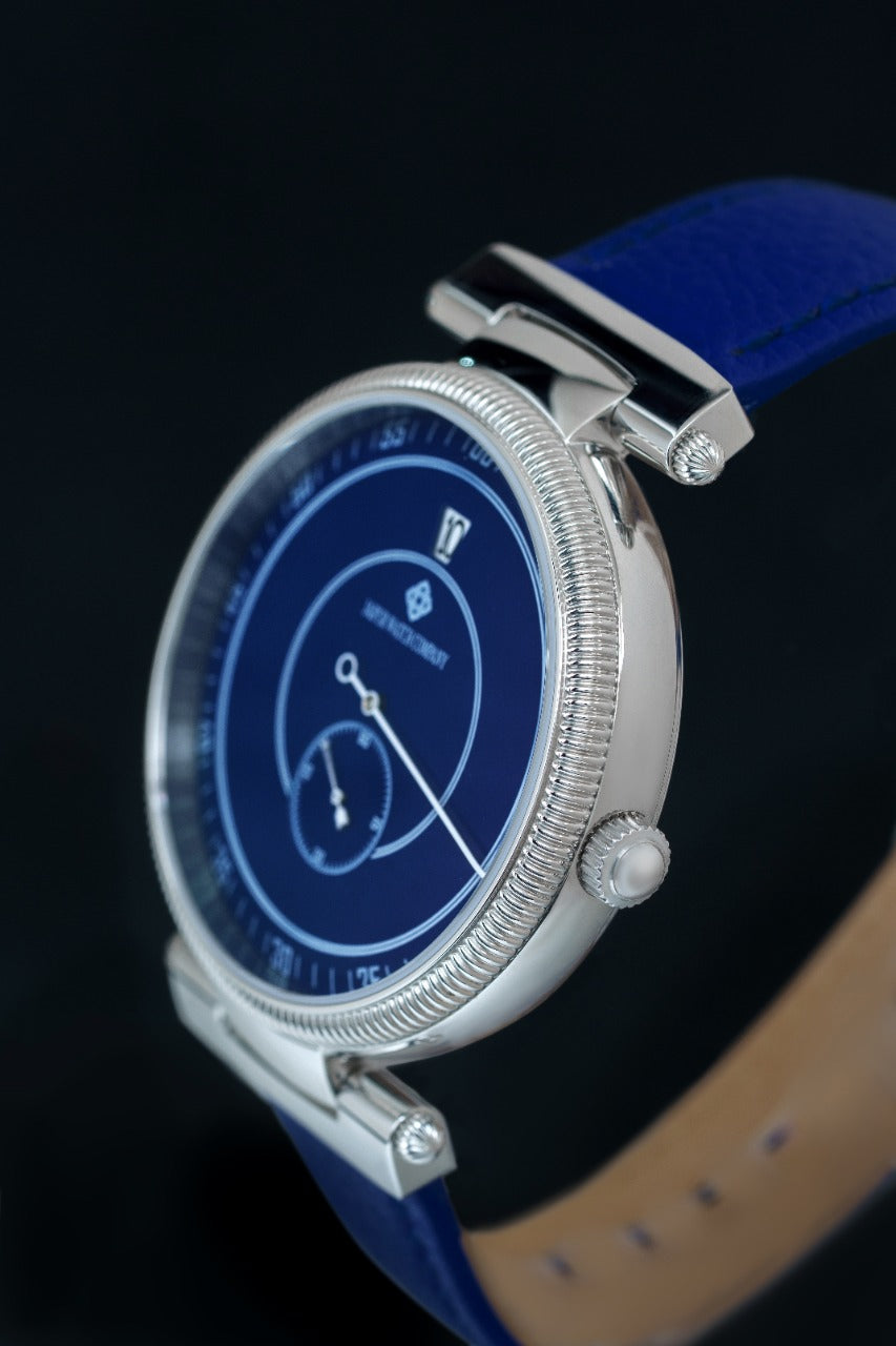 Couple Jumping Hour Watch - Blue