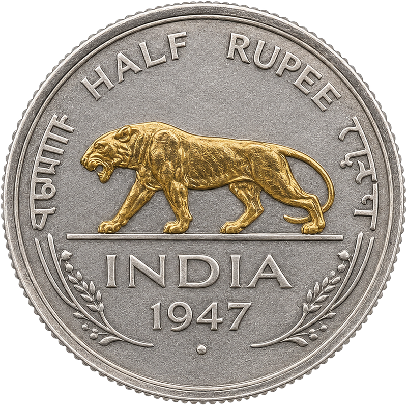 Half Rupee Coin