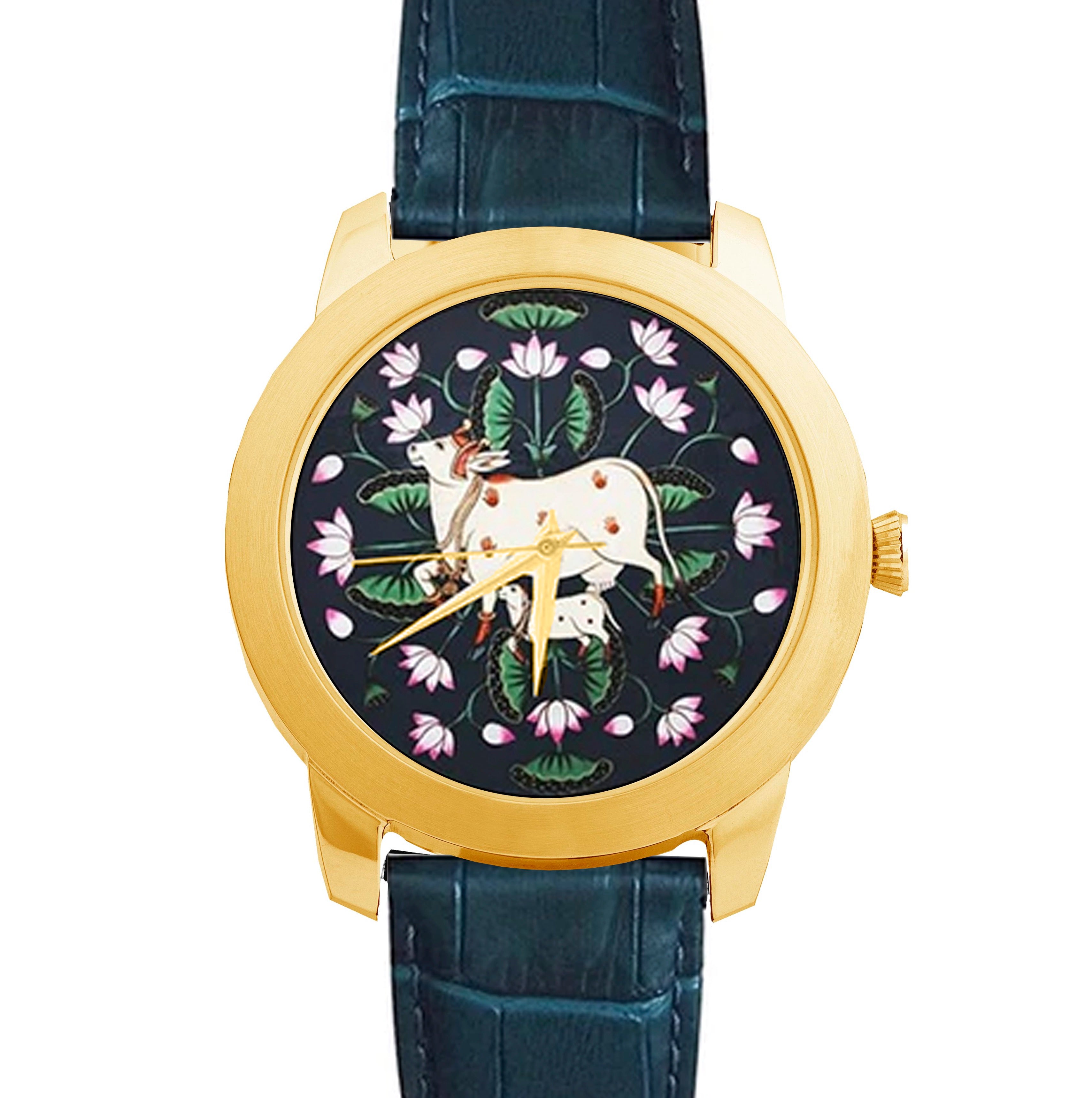 Graceful Cows Watch - Pichwai Watch (40mm)