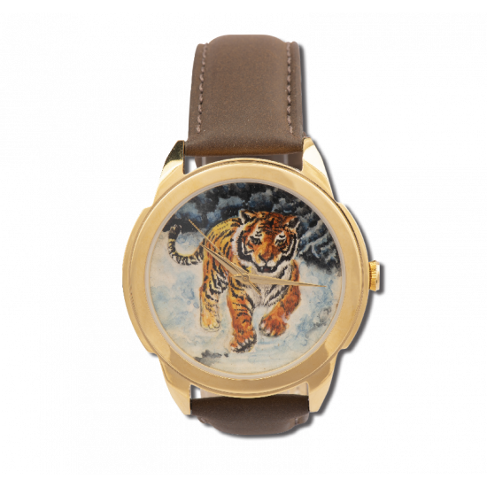 Hand Painted Watch (Tiger)