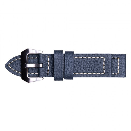 22MM Grey Leather Straps