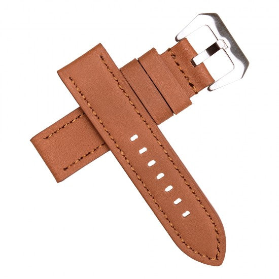 24MM Tan Leather Straps