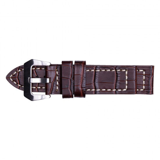 24MM Brown Leather Straps
