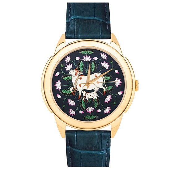 Graceful Cows Watch - Pichwai Automatic Watch