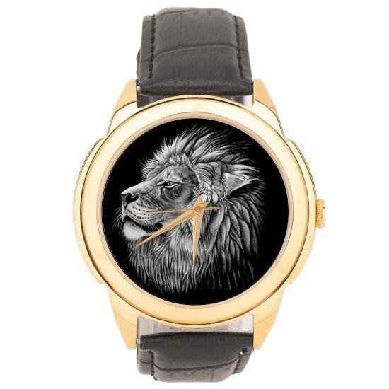 Hand Painted Watch (Lion)