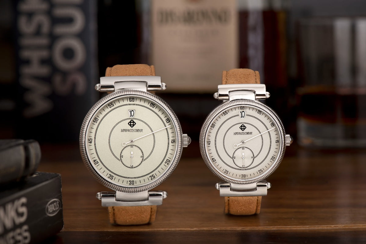 Jumping Hour Watch - Off White 46mm