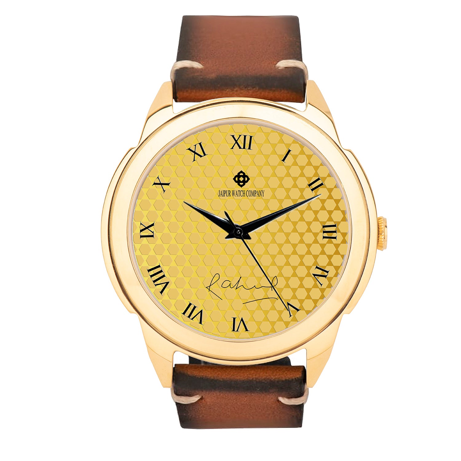 Customized Golden Signature Watch